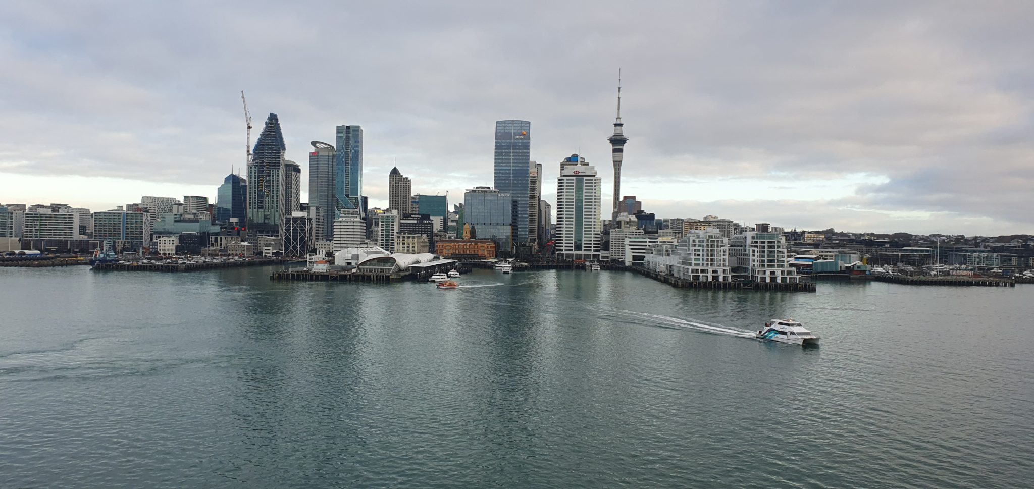 Auckland Harbour and City Centre, Auckland, New Zealand