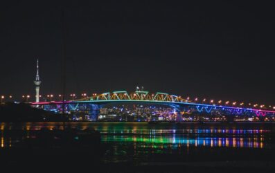 Auckland City, New Zealand, photograph by Grant Charsley