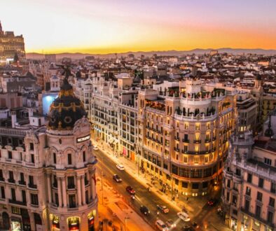 Calle Gran Vía, Madrid, Spain